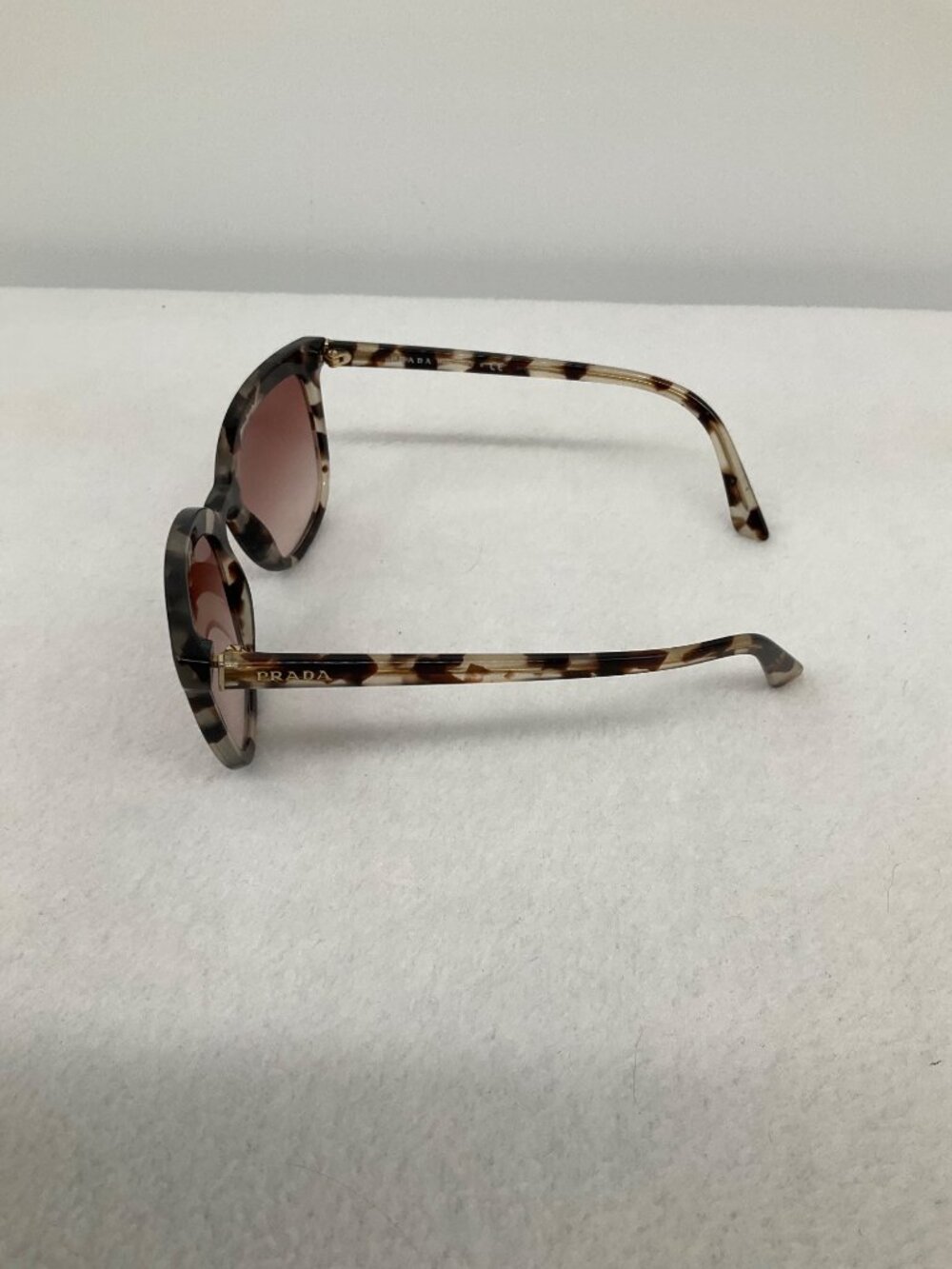 Prada SPR03XS Tortoise Brown/Clear Sunglasses Women's w/ Box - Picture 8 of 12